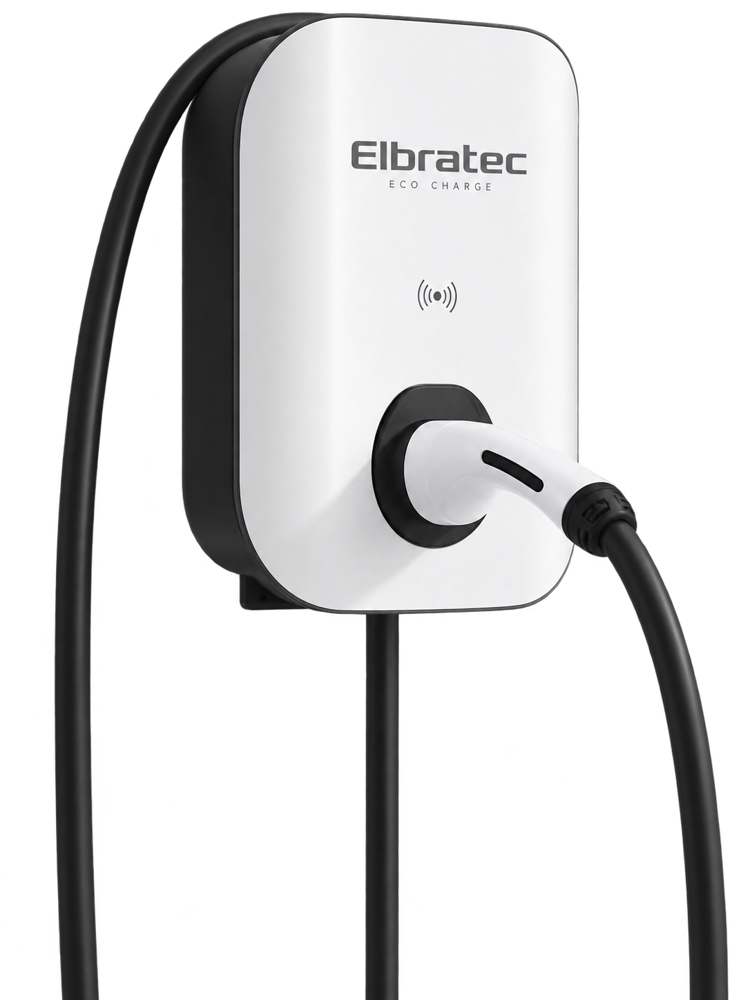 Carregador AC Elbratec EcoCharge instalado em parede